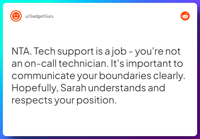 Comment from u/GadgetGuru