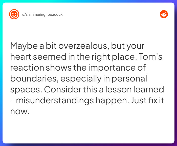 Comment from u/shimmering_peacock