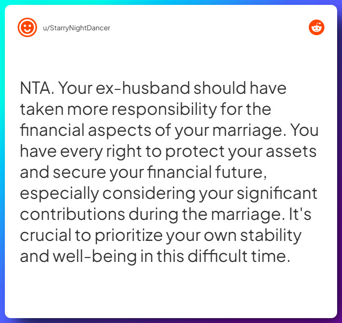 Comment from u/StarryNightDancer