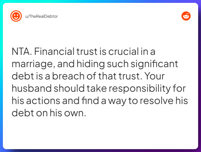 Comment from u/TheRealDebtor