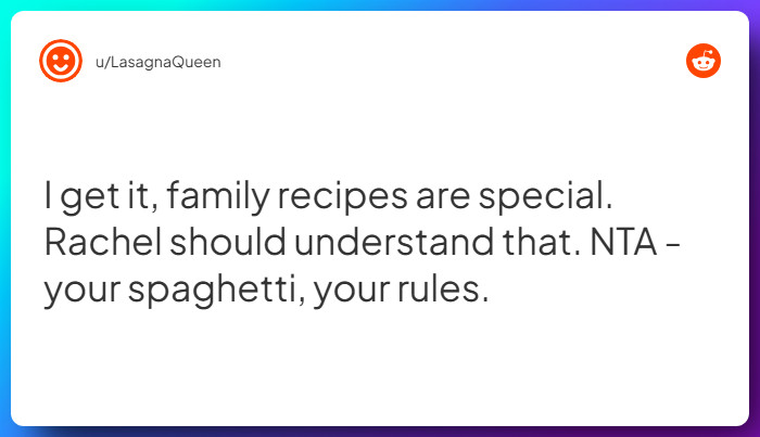 Comment from u/LasagnaQueen