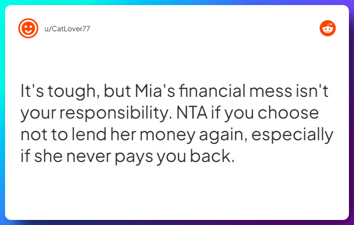 Comment from u/CatLover77