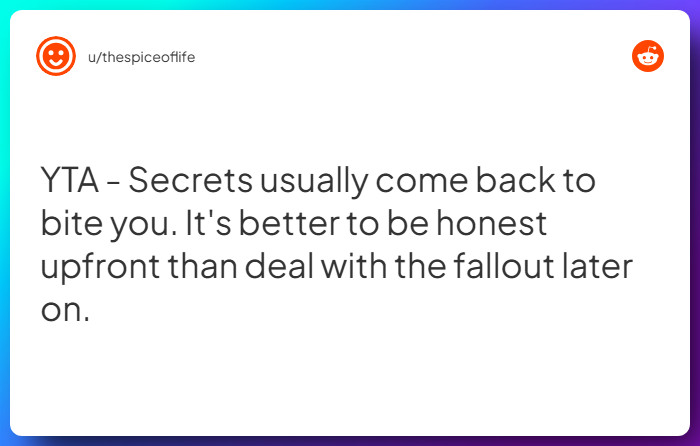 Comment from u/thespiceoflife