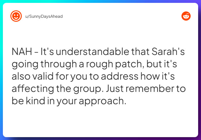 Comment from u/SunnyDaysAhead