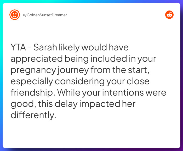 Comment from u/GoldenSunsetDreamer