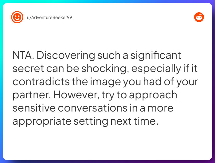 Comment from u/AdventureSeeker99