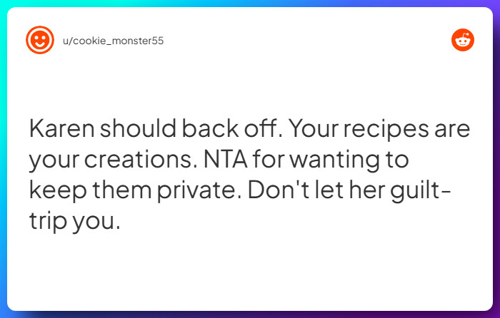 Comment from u/cookie_monster55