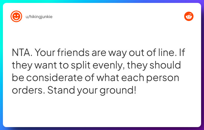 Comment from u/hikingjunkie