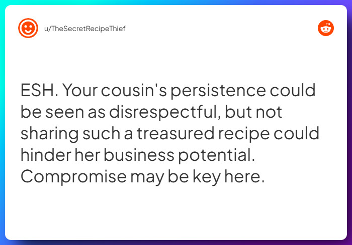 Comment from u/TheSecretRecipeThief