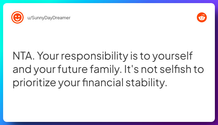 Comment from u/SunnyDayDreamer