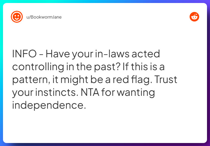 Comment from u/BookwormJane