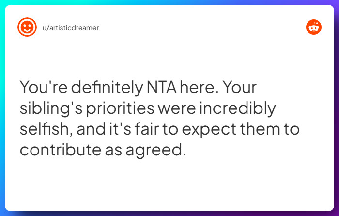 Comment from u/artisticdreamer