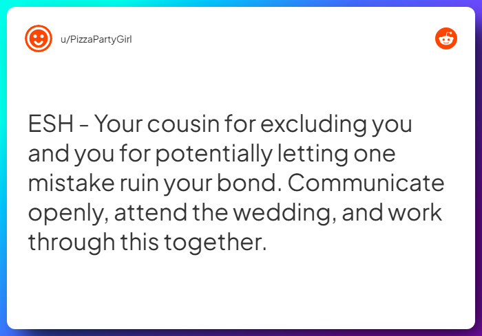 Comment from u/PizzaPartyGirl