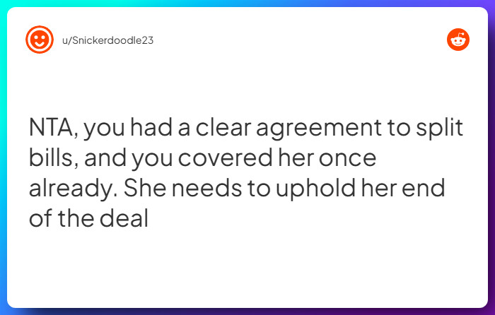 Comment from u/Snickerdoodle23