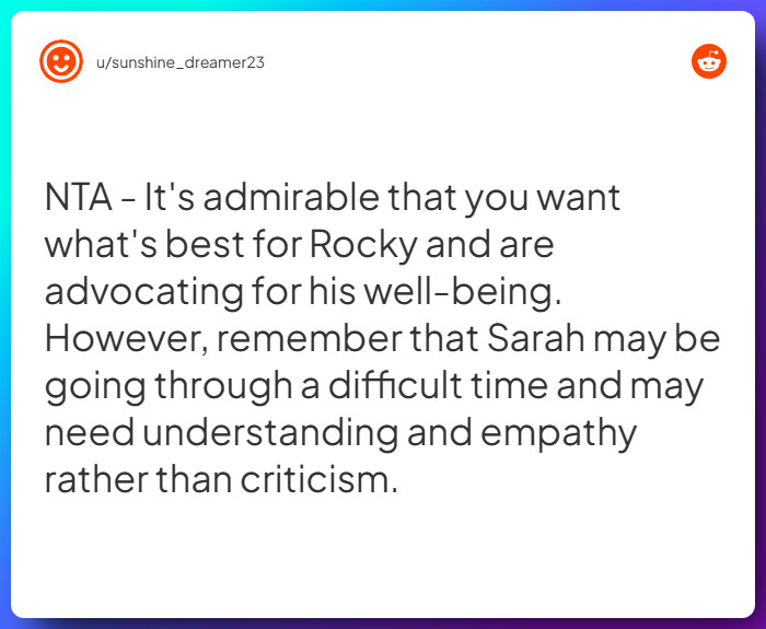 Comment from u/sunshine_dreamer23