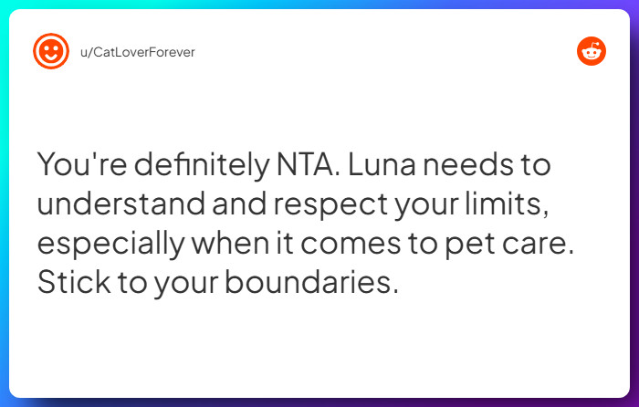 Comment from u/CatLoverForever