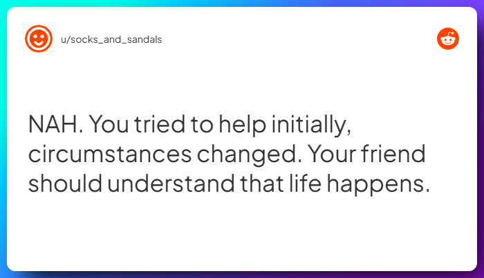 Comment from u/socks_and_sandals