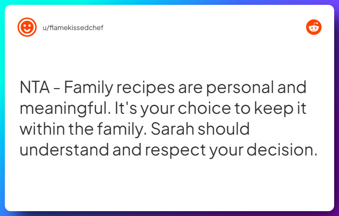 Comment from u/flamekissedchef