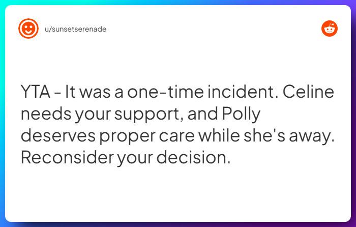 Comment from u/sunsetserenade