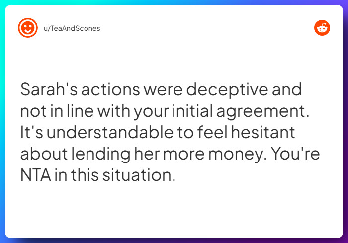 Comment from u/TeaAndScones