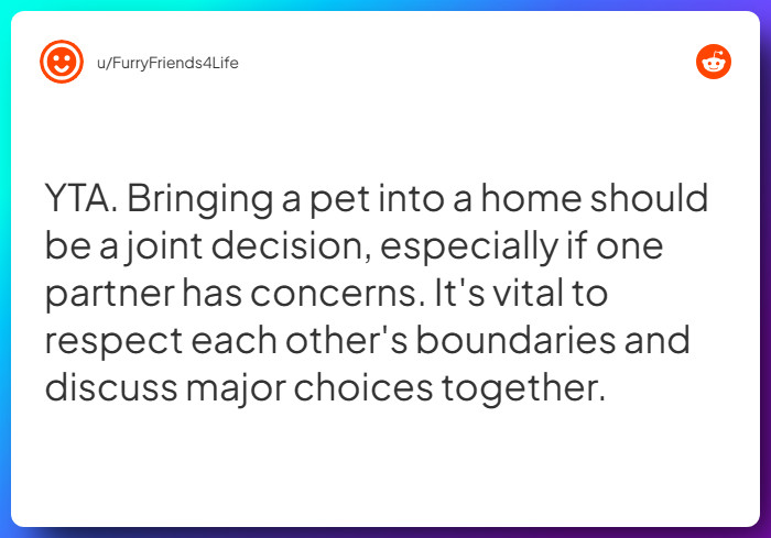 Comment from u/FurryFriends4Life