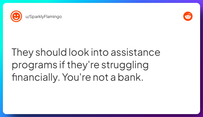 Comment from u/SparklyFlamingo