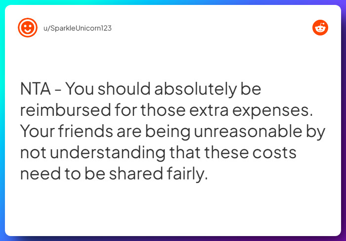 Comment from u/SparkleUnicorn123