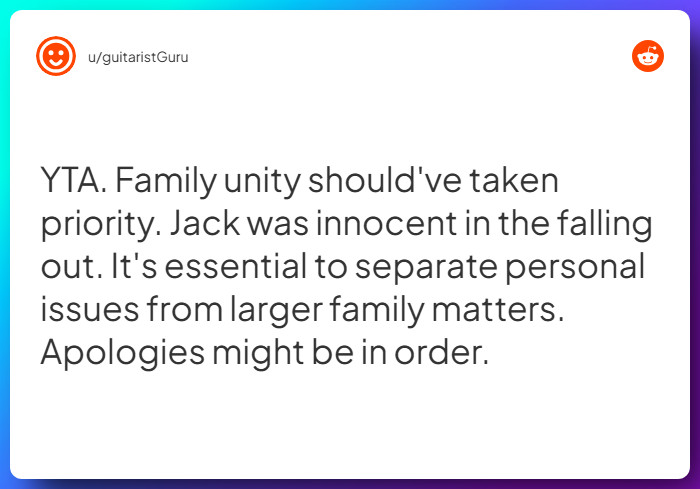 Comment from u/guitaristGuru