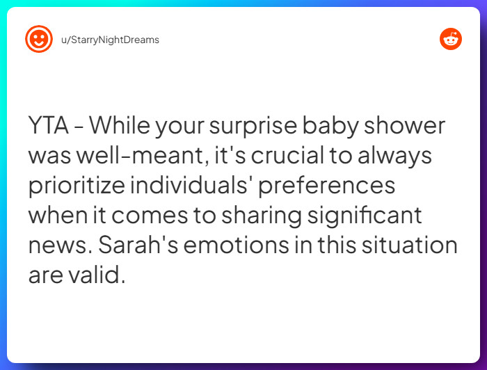 Comment from u/StarryNightDreams