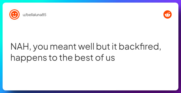 Comment from u/bellaluna85