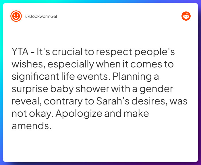 Comment from u/BookwormGal