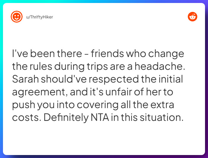 Comment from u/ThriftyHiker