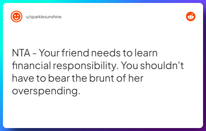 Comment from u/sparklesunshine