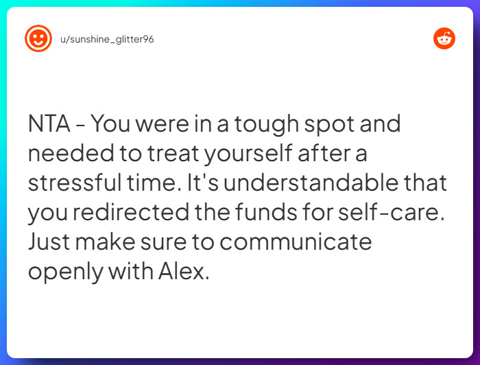 Comment from u/sunshine_glitter96