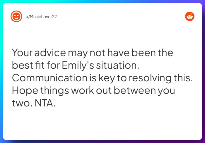 Comment from u/MusicLover22