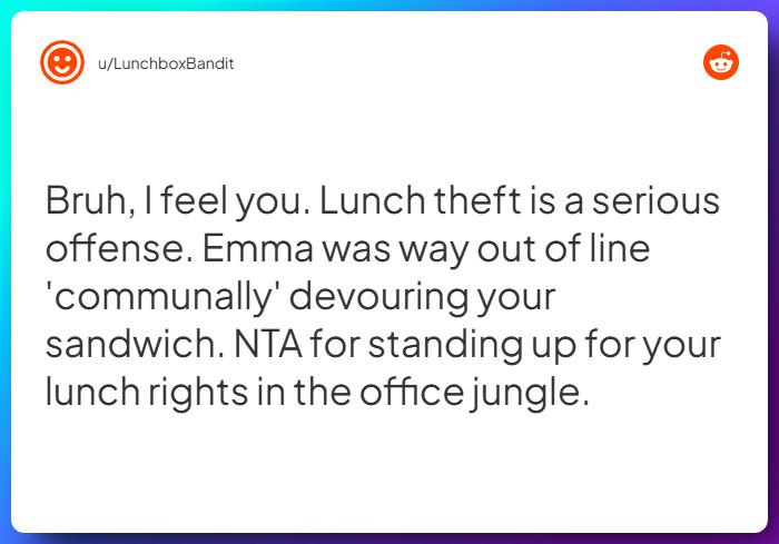 Comment from u/LunchboxBandit