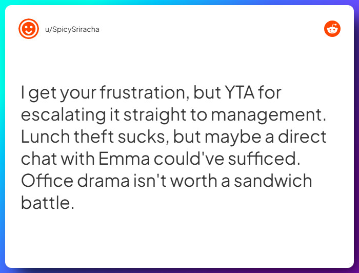 Comment from u/SpicySriracha