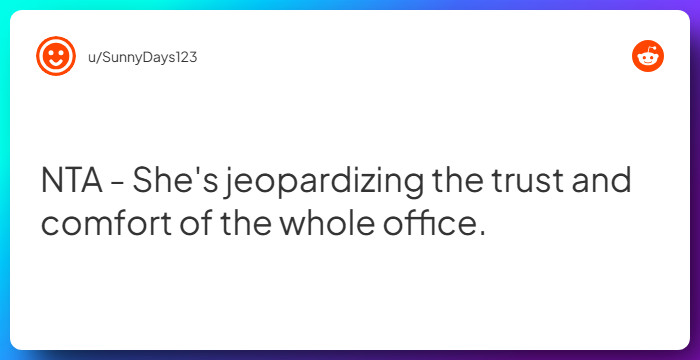 Comment from u/SunnyDays123