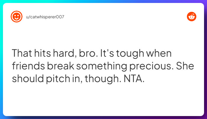 Comment from u/catwhisperer007