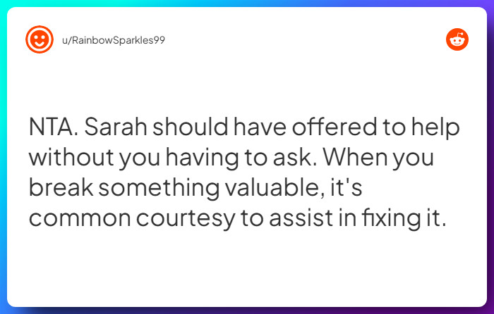 Comment from u/RainbowSparkles99