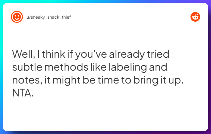 Comment from u/sneaky_snack_thief