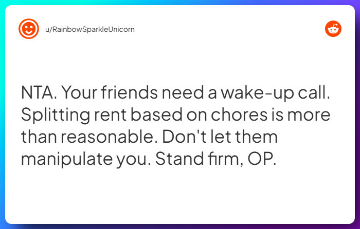 Comment from u/RainbowSparkleUnicorn