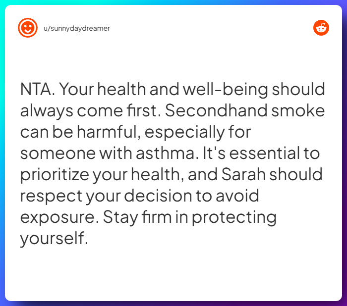 Comment from u/sunnydaydreamer