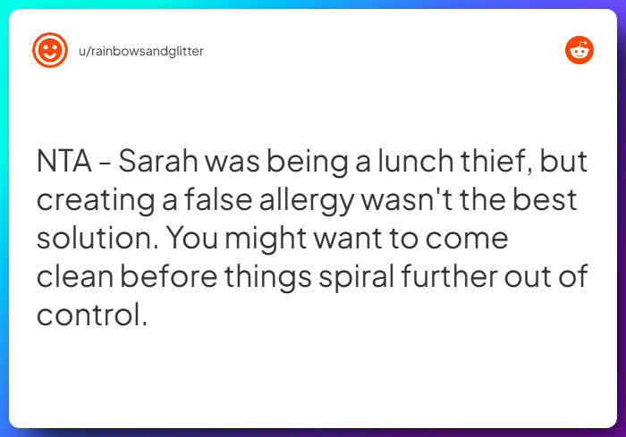 Comment from u/rainbowsandglitter