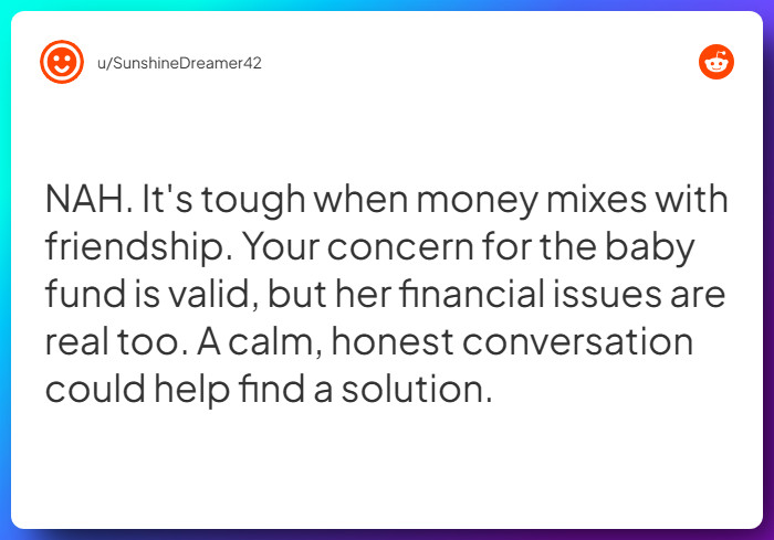 Comment from u/SunshineDreamer42