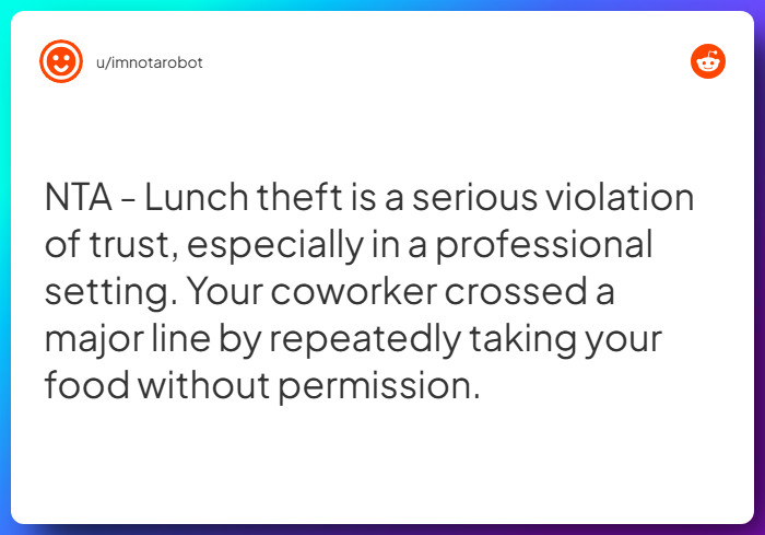 Comment from u/imnotarobot