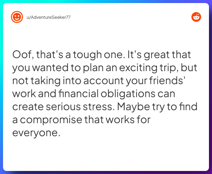 Comment from u/AdventureSeeker77