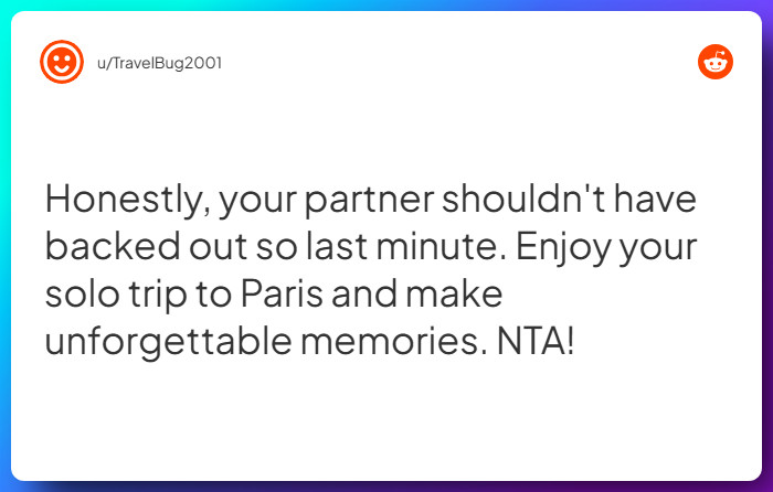 Comment from u/TravelBug2001