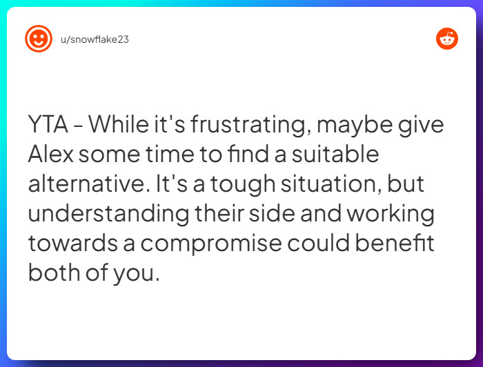 Comment from u/snowflake23