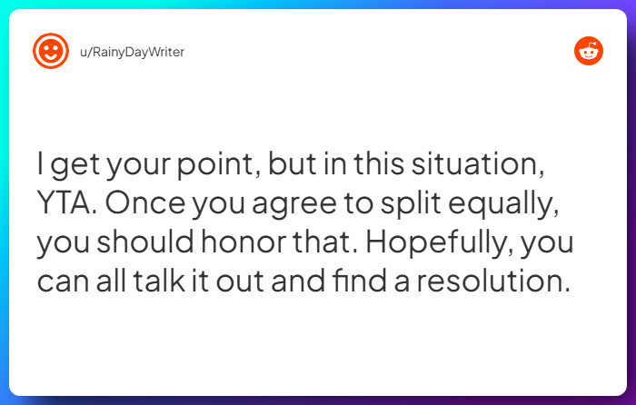 Comment from u/RainyDayWriter